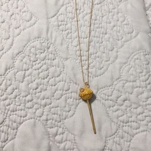 14K Gold Lollipop Necklace